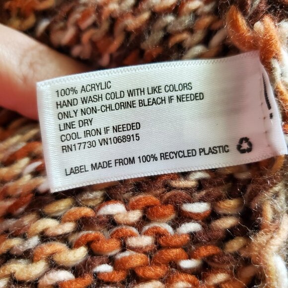 Universal Threads Rustic Color Poncho Open Cardigan - Picture 7 of 7